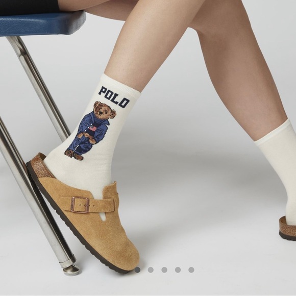 Polo Ralph Lauren Accessories - NWT Polo Ralph Lauren Women's Polo Bear Trouser Socks